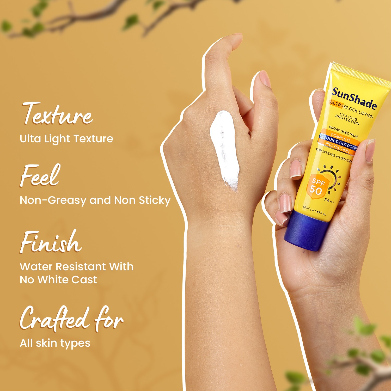 Leeford Sunshade Ultra Block Lotion SPF50 – Daily UVA/UVB Shield - Image 4