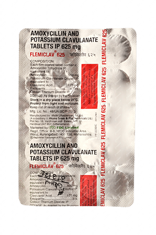 FLEMICLAV 625 Tablet 10's