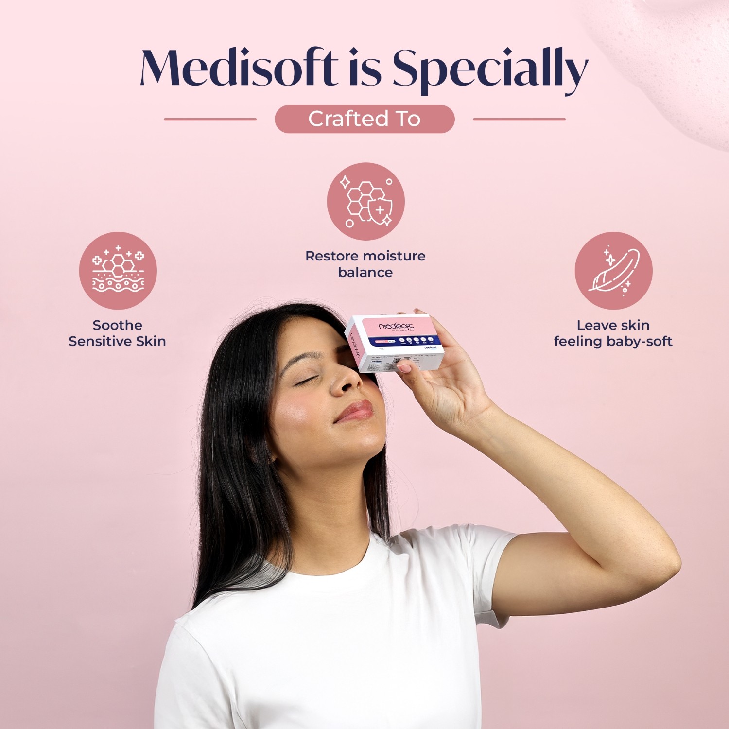 Medisoft Moisturizing Bar Soap 75g - Image 3