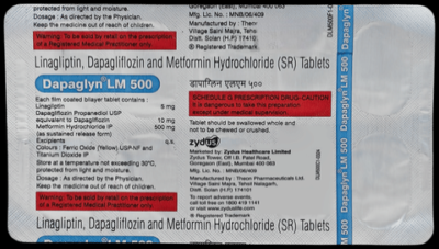 Dapaglyn LM 500 Tablet 10's