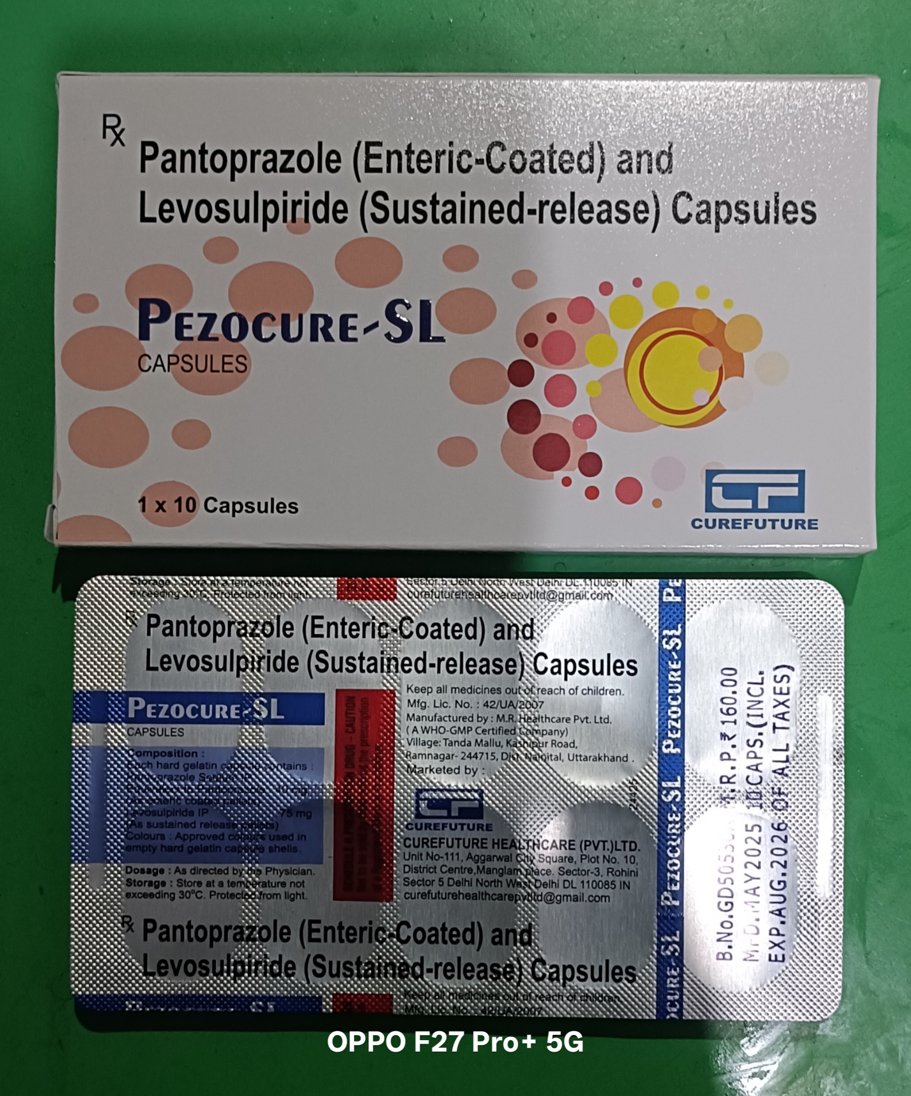 Pezocure SL capsule 10's