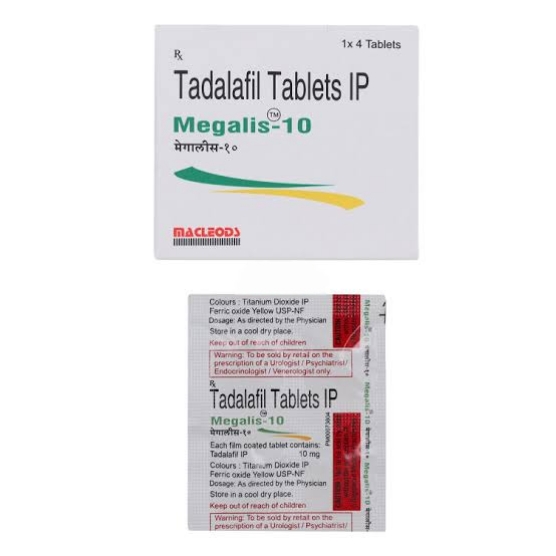 Megalis 10 tablet 4's