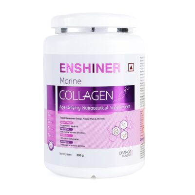 Enshiner Marine Collagen Powder - Provides Powerful Anti Ageing Effect 200gm