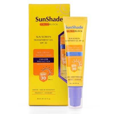 Sunshade Ultra Block Sunscreen Gel SPF-30, UVA+UVB Protection - 30ml