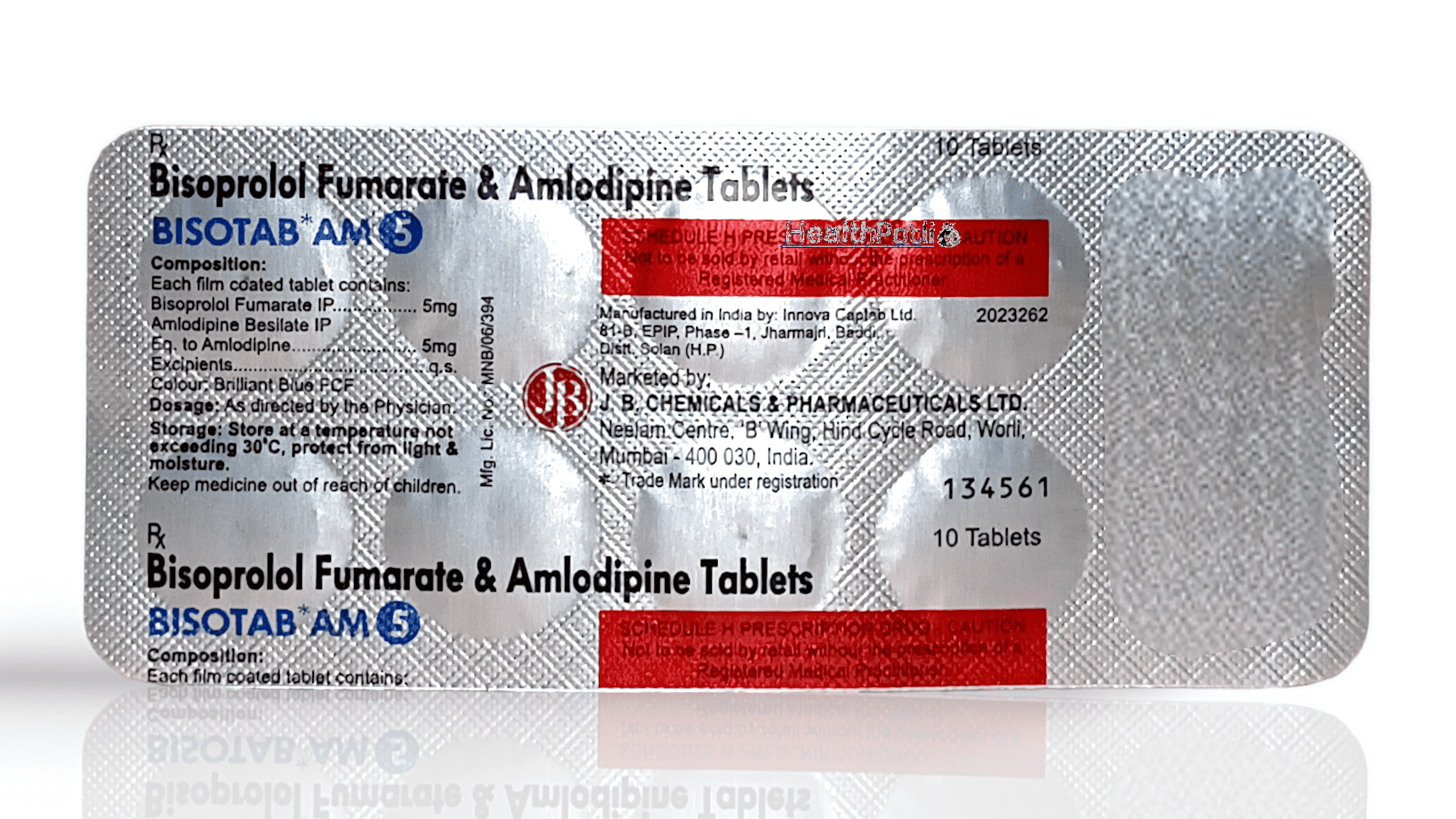 Bisotab AM 5 Tablet 10's