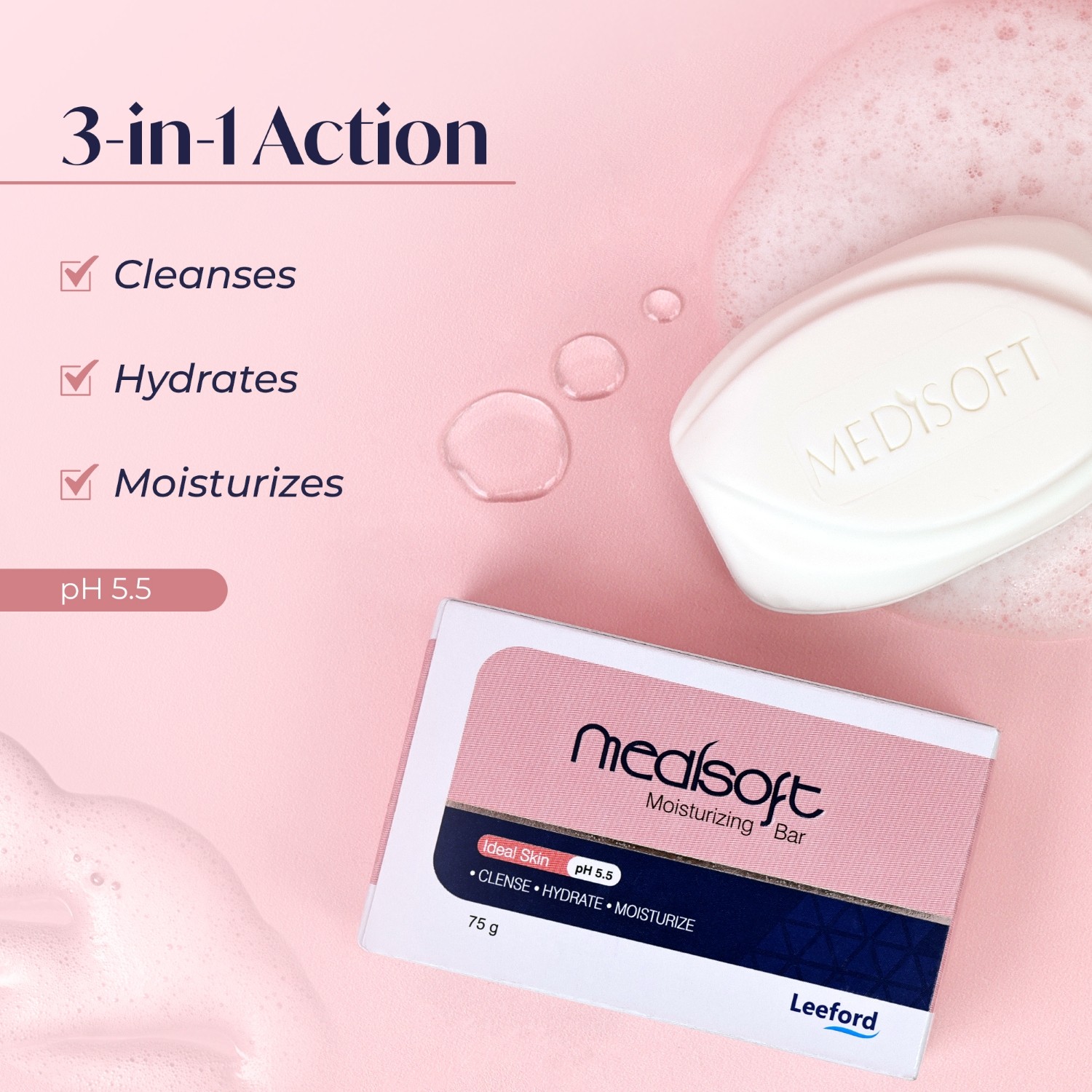 Medisoft Moisturizing Bar Soap 75g