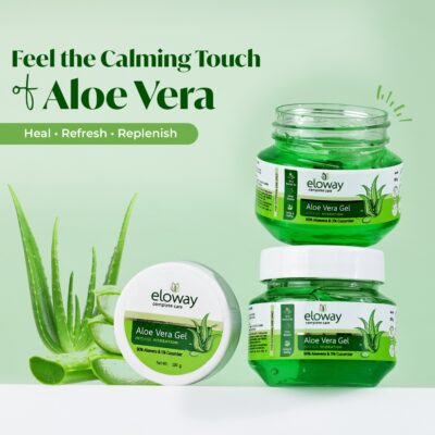 Eloway Aloe Vera Moisturizing Gel – Sunburn & Anti-Aging Solution 100gm