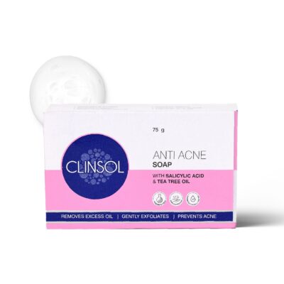 Clinsol Acne Soap 75g – Deep Cleanse for Acne & Pimple‑Prone Skin