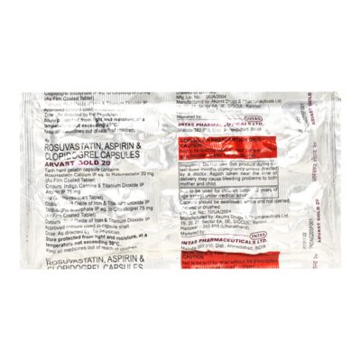 Arvast Gold 20 capsule 10's