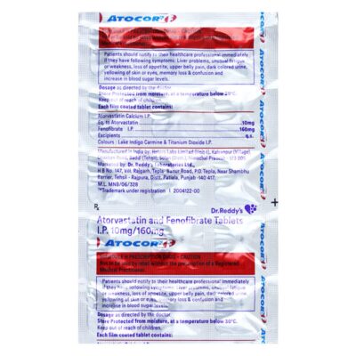 Atocor F Tablet 15's