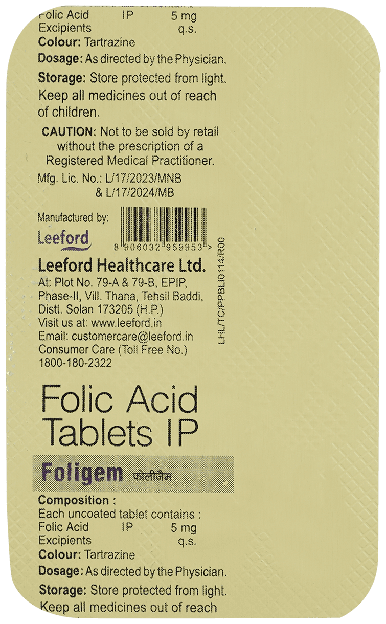 Foligem Tablet 15's