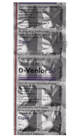 D Venlor 50 tablet 10's