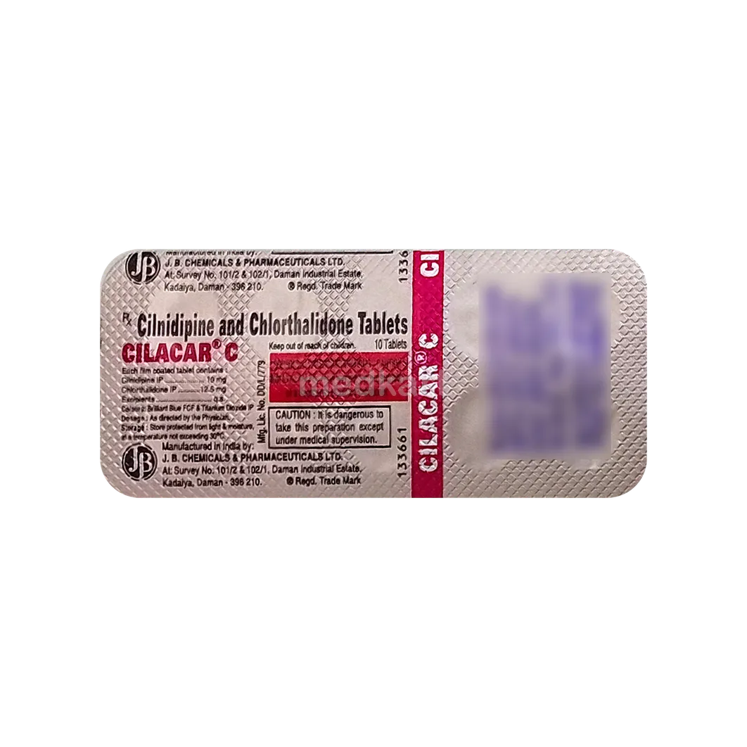 Cilacar C Tablet 10's