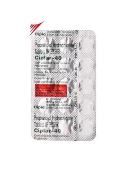 Ciplar 40 Tablet 15's