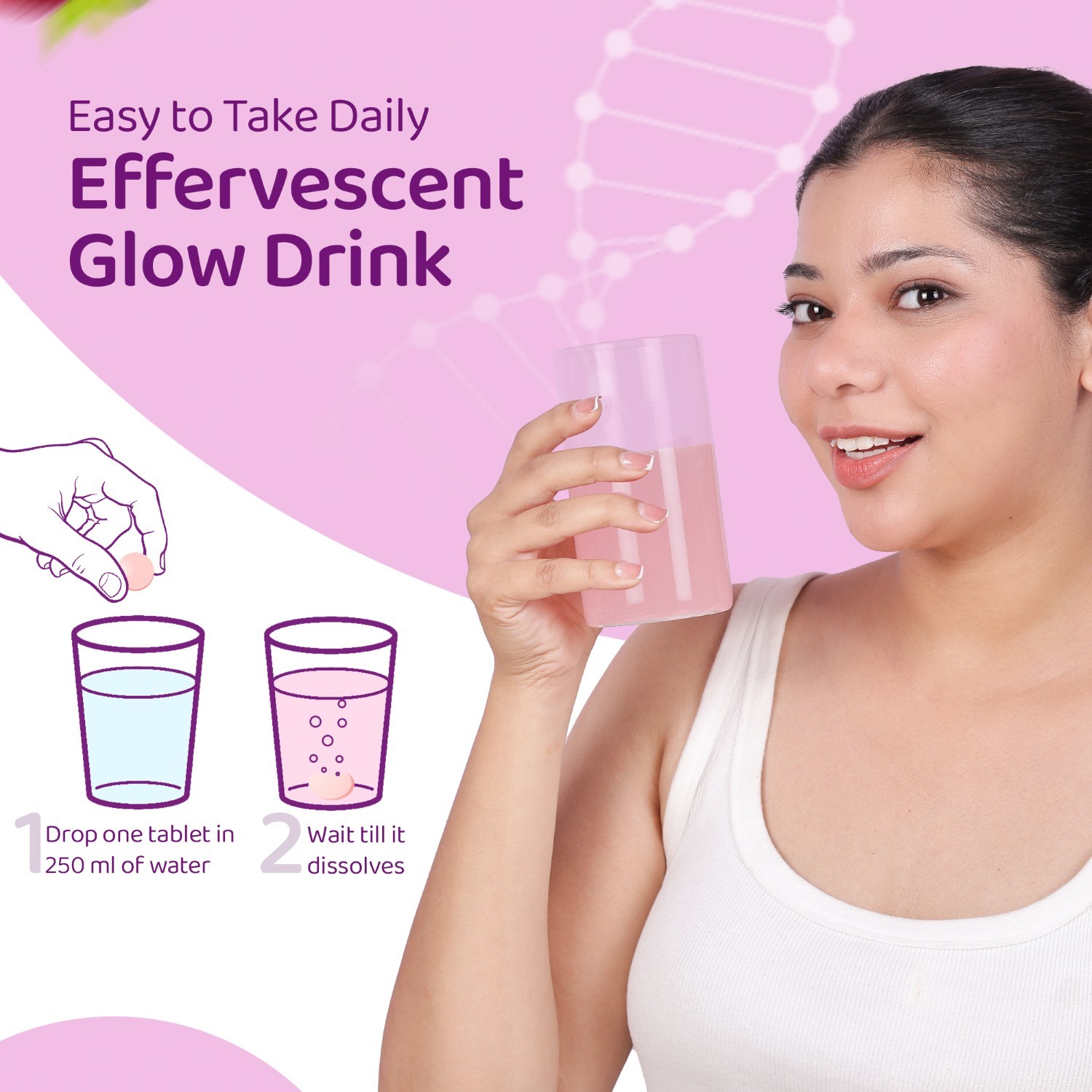 Enshiner Marine Collagen Effervescent Tablets for Skin Hair Nails Care (10's) - Image 6