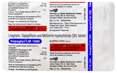 Dapaglyn LM 1000 Tablet 10's
