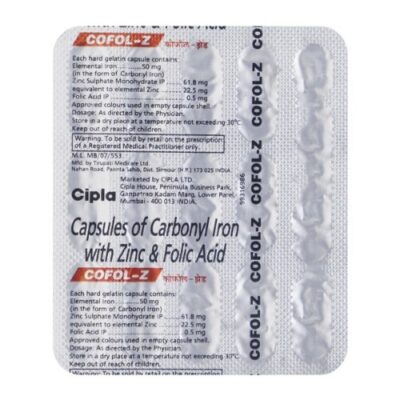 Cofol z capsule 15's