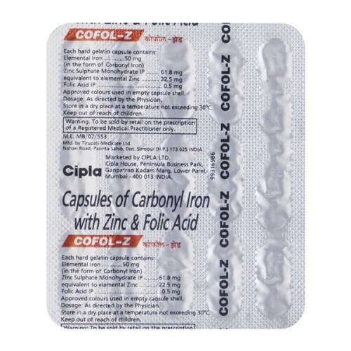 Cofol z capsule 15's