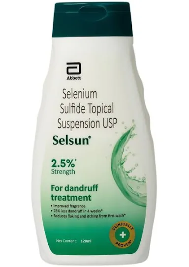 Selsun 2.5% Topical Suspension 120ml