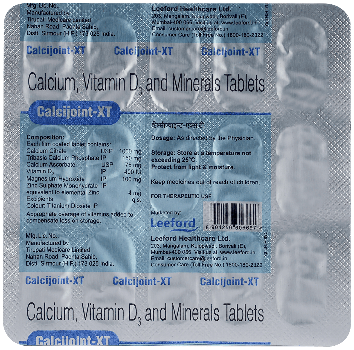 Calcijoint XT Tablet 15's - Image 2