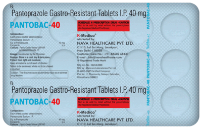 Pantobac 40 Tablet 15's