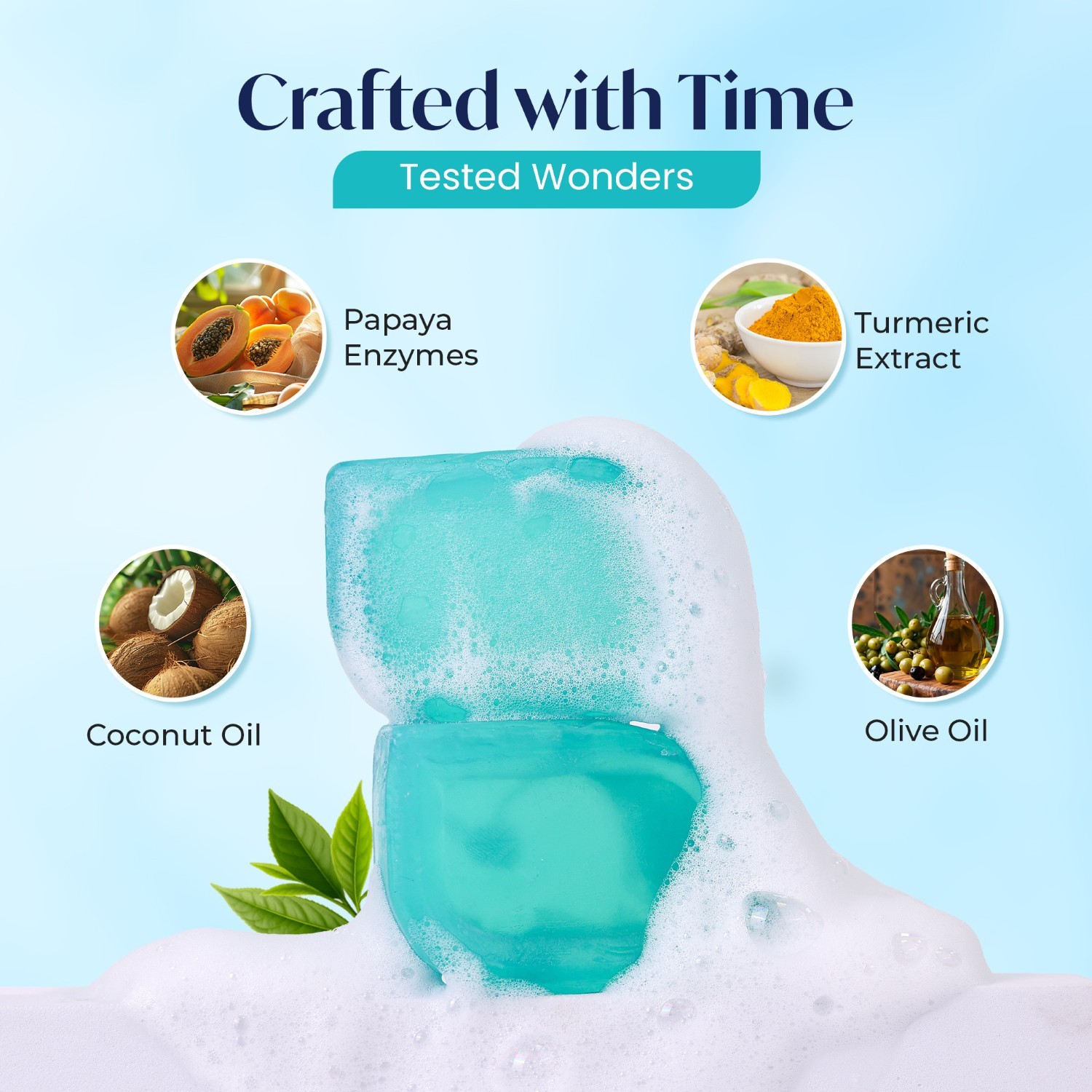 Ultrabrite Skin Brightening Soap with Turmeric, Papaya & Olive Oil - Image 3