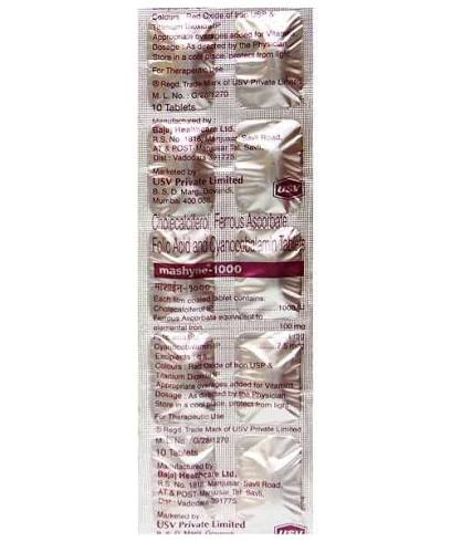 Mashyne 1000 tablet 10's