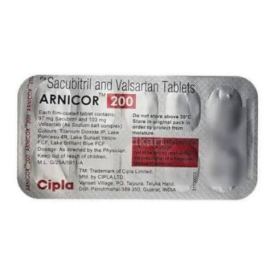 Arnicor 200 tablet 10's