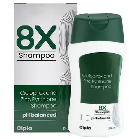 8X shampoo 120ml