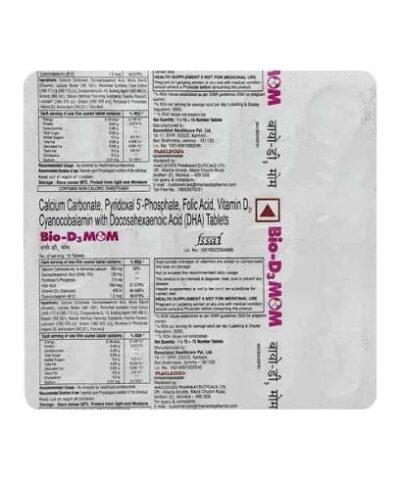 Bio D3 Mom Tablet 15's