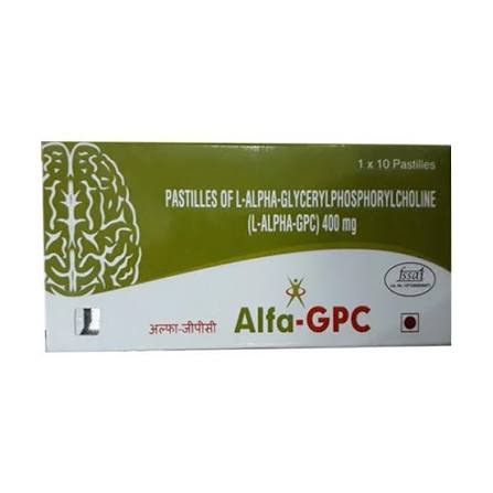Alfa gpc pastilles 10's