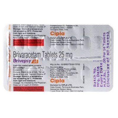 Brivepsy 25mg Tablet 10's