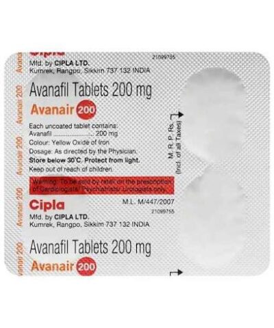 Avanair 200 tablet 4's