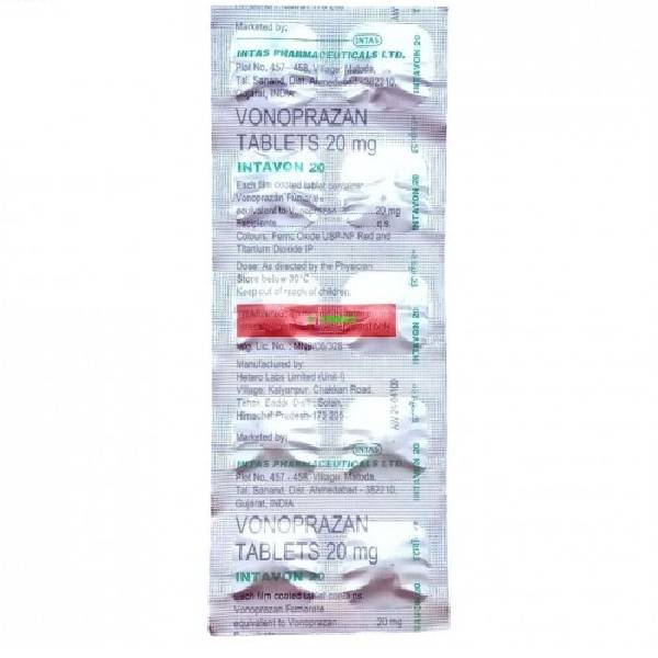 Intavon 20 tablet 10's