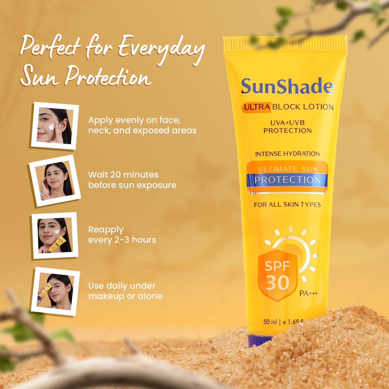 Leeford Sunshade Ultra Block SPF30 PA – Sunscreen for Everyday Suncare - Image 6