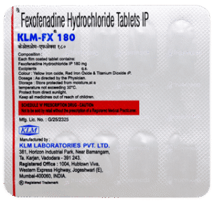 KLM FX 180 TABLET 10'S