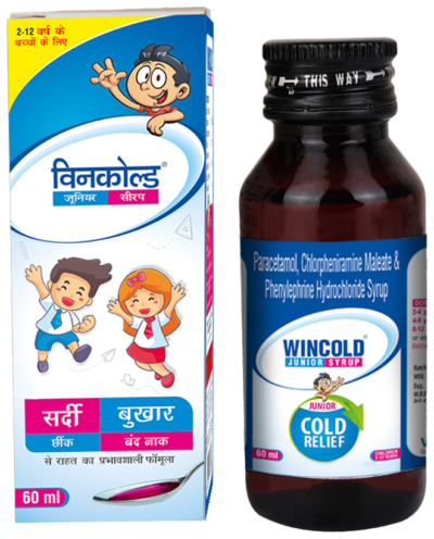 Wincold Junior Cold Relief Syrup 60ml