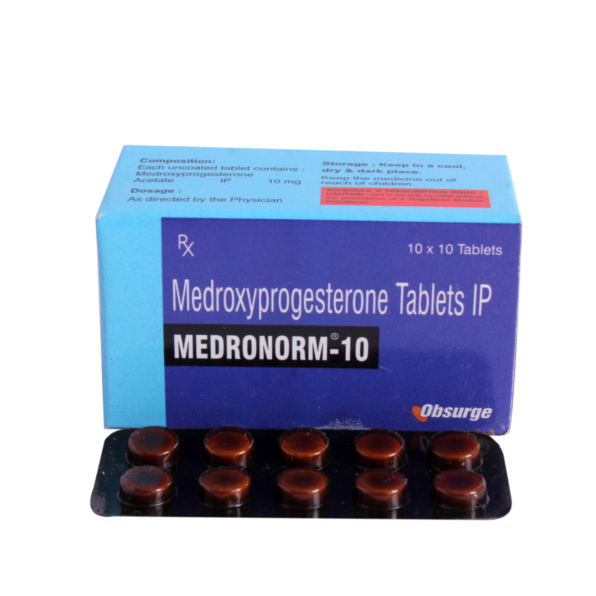 Medronorm 10 Tablet 10's