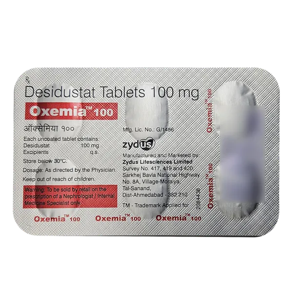 Oxemia 100 Tablet 6's