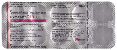 Oxmazetol ER 300 Tablet 10's