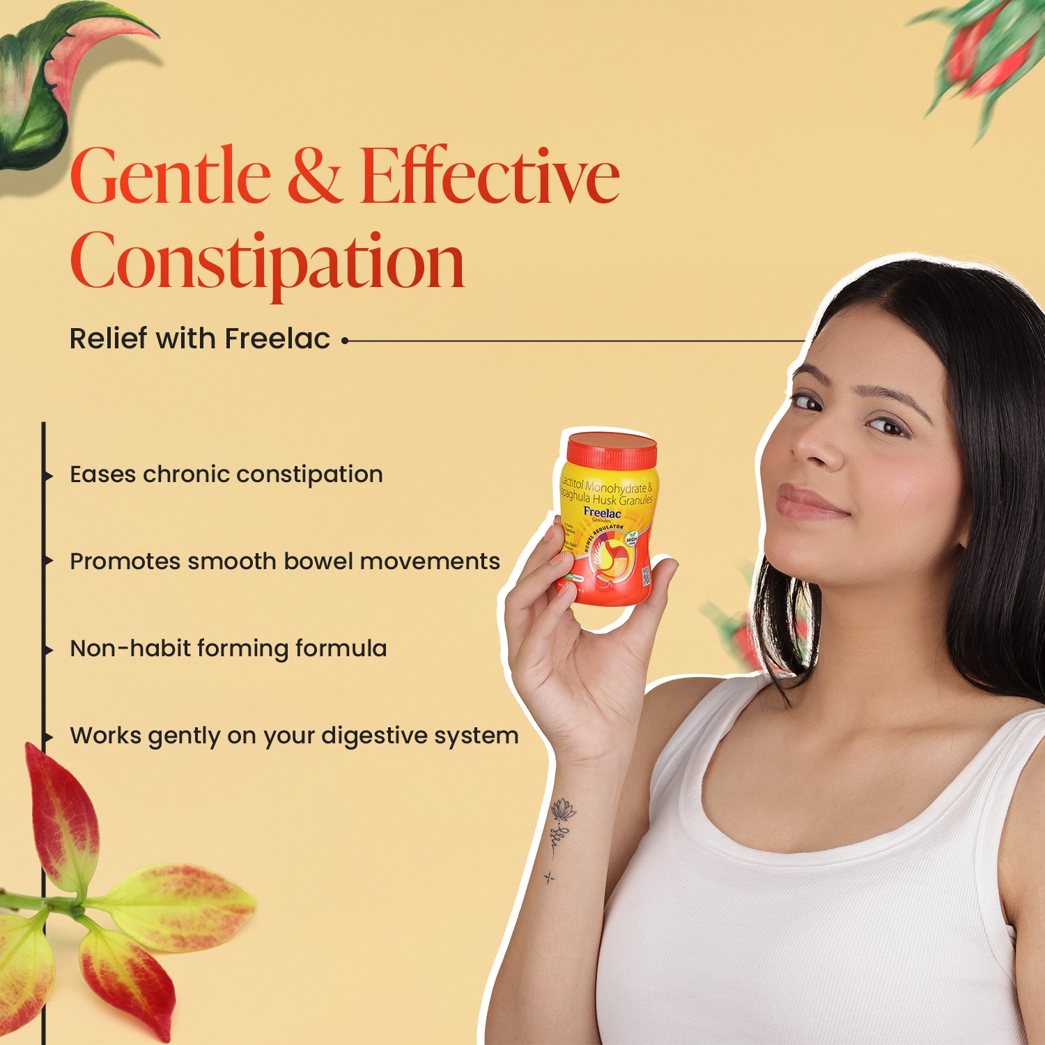 Freelac Granules | Ayurvedic Laxative for Constipation Relief 90gm - Image 4