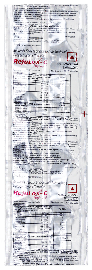 RejuLox C Capsule 10's