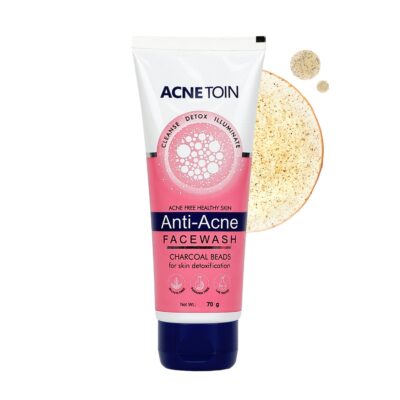 Acnetoin Anti-Acne Charcoal Facewash for Pimple Free Skin