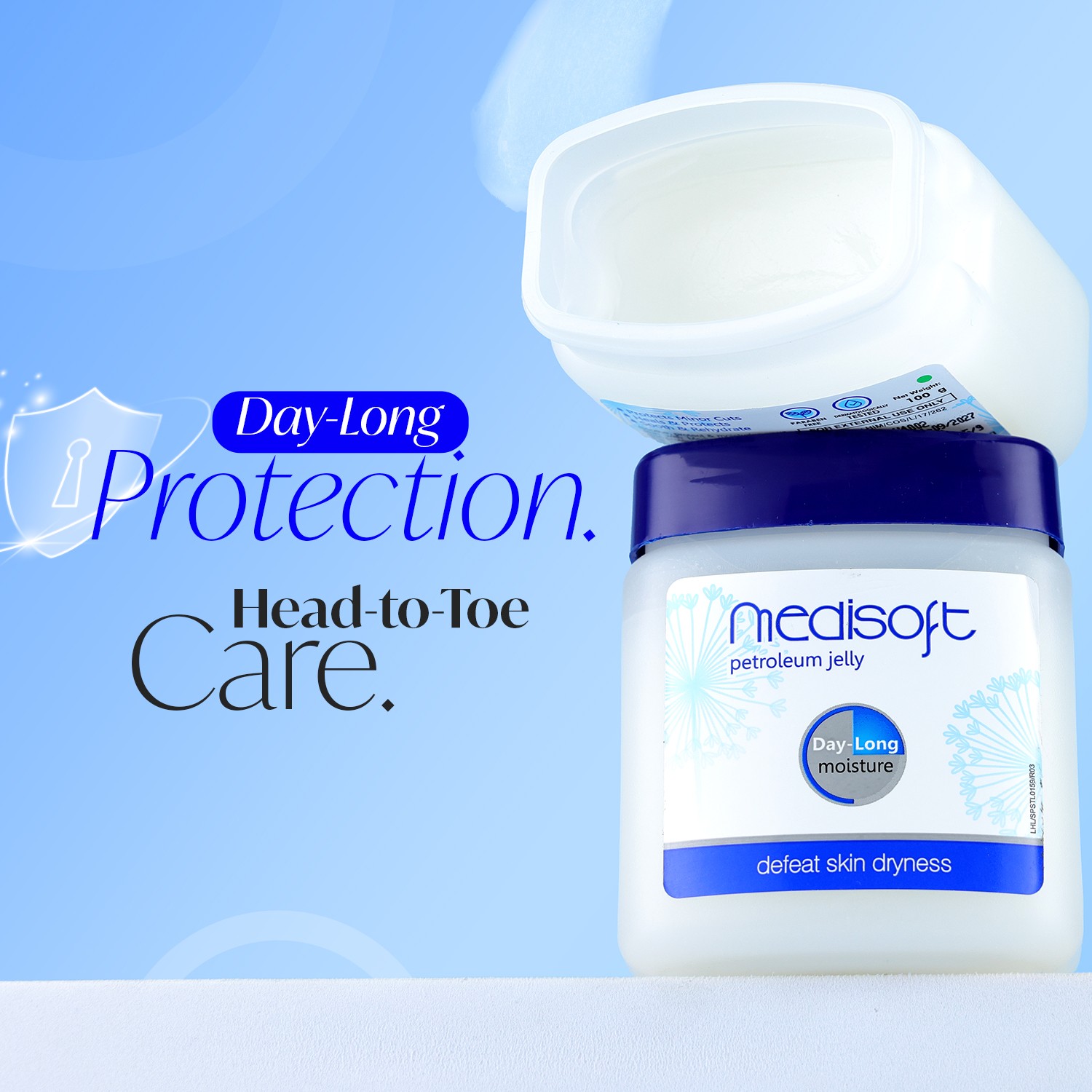 Medisoft Petroleum Jelly - Day Long Moisture 100gm