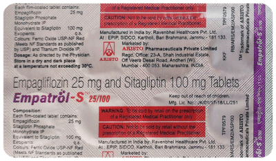 Empatrol S 25/100 Tablet 10's