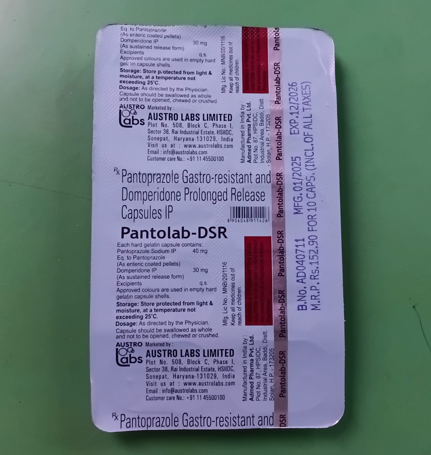 PANTOLAB DSR CAPSULS