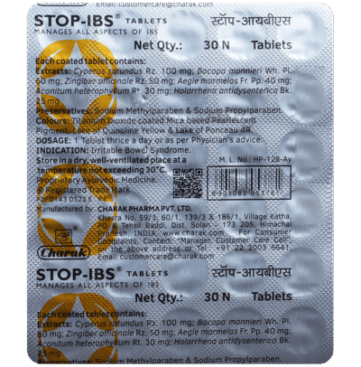 Stop Ibs Tablet 30's