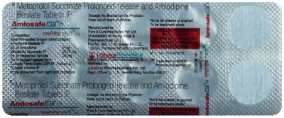 Amlosafe MT 25 Tablet 10's