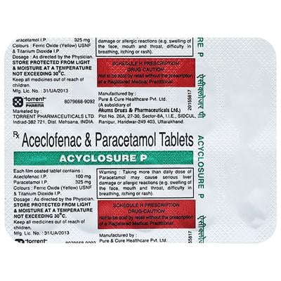 ACYCLOSURE P Tablet 10's