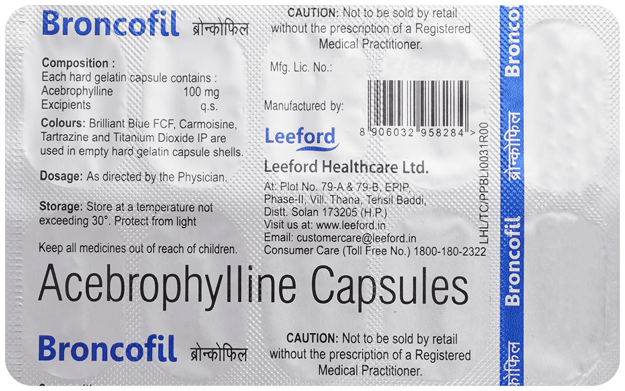 Broncofil capsule 10's - Image 3